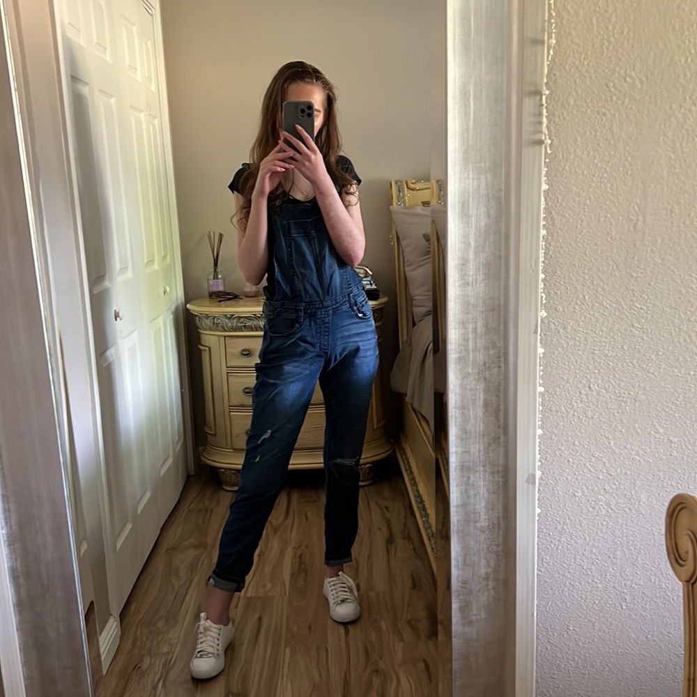 Refuge Ripped Overalls - Picture 2 of 6